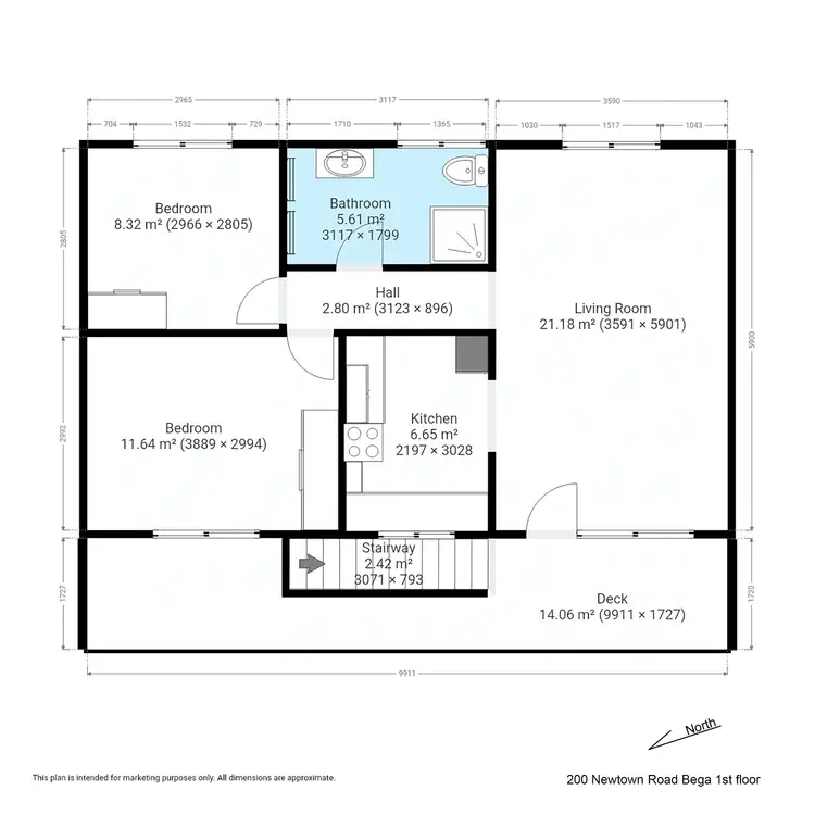 Floorplan of Homely house listing, 200 Newtown Road, Bega NSW 2550