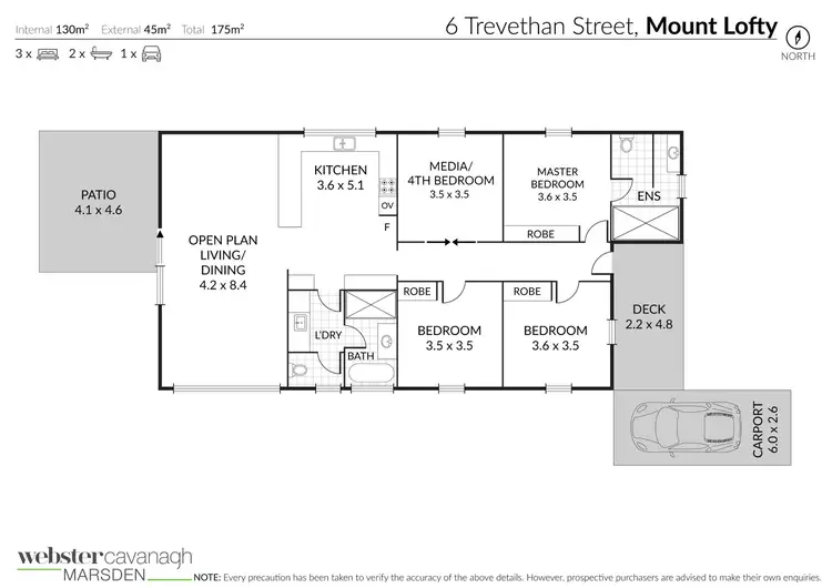 Floorplan of Homely house listing, 6 Trevethan Street, Mount Lofty QLD 4350