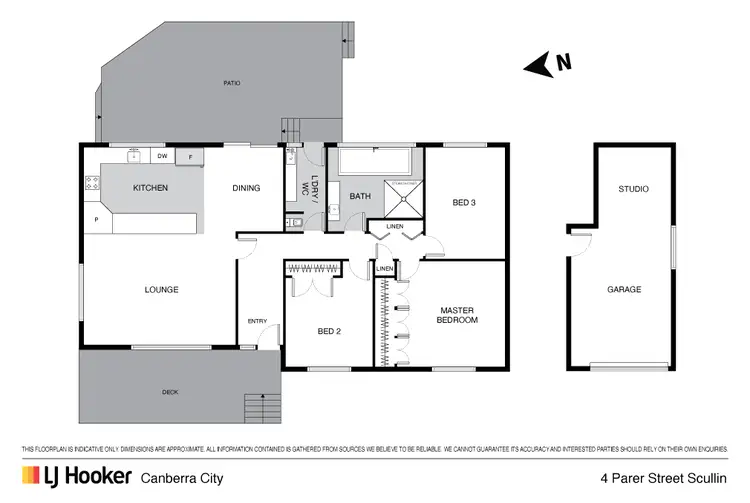 Floorplan of Homely house listing, 4 Parer Street, Scullin ACT 2614