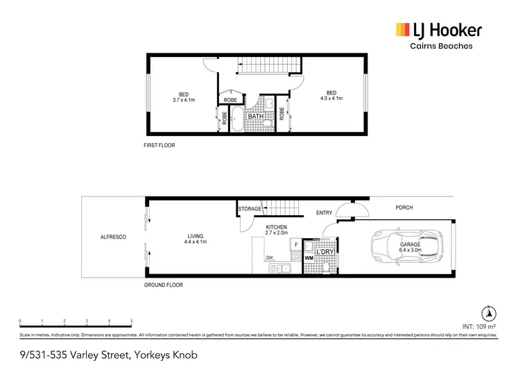 Floorplan of Homely townhouse listing, 9/531-535 Varley Street, Yorkeys Knob QLD 4878