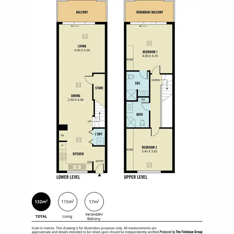Floorplan of Homely unit listing, 2/2-4 Hurtle Parade, Mawson Lakes SA 5095