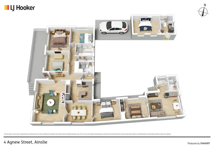 Floorplan of Homely house listing, 4 Agnew Street, Ainslie ACT 2602