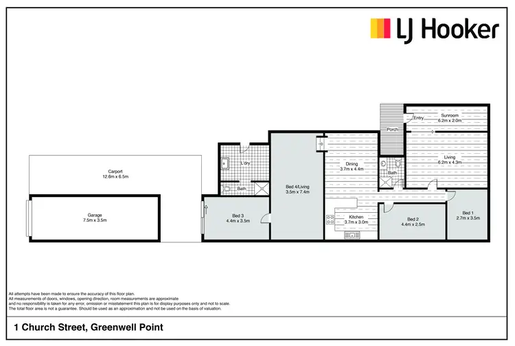 Floorplan of Homely house listing, 1 Church Street, Greenwell Point NSW 2540