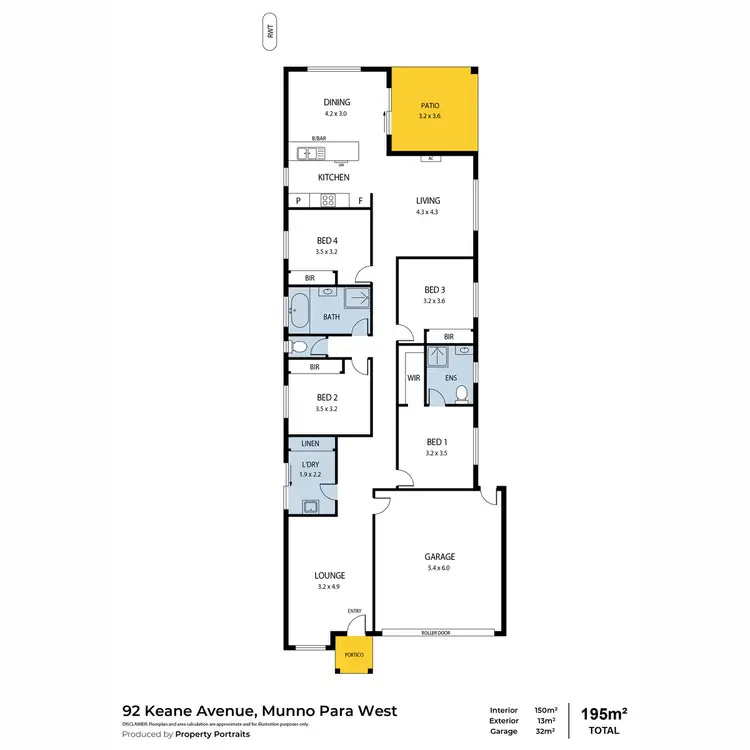 Floorplan of Homely house listing, 92 Keane Avenue, Munno Para West SA 5115
