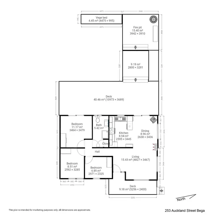 Floorplan of Homely house listing, 253 Auckland Street, Bega NSW 2550