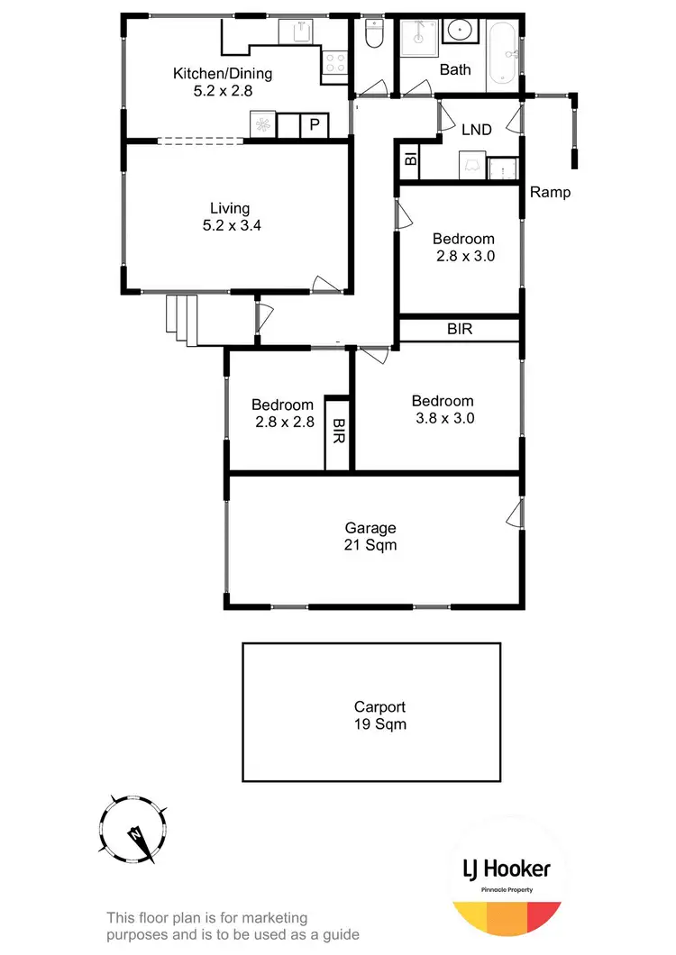 Floorplan of Homely house listing, 24 Thompson Crescent, Bridgewater TAS 7030