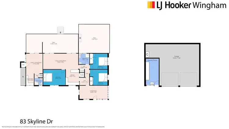 Floorplan of Homely house listing, 83 Skyline Drive, Wingham NSW 2429