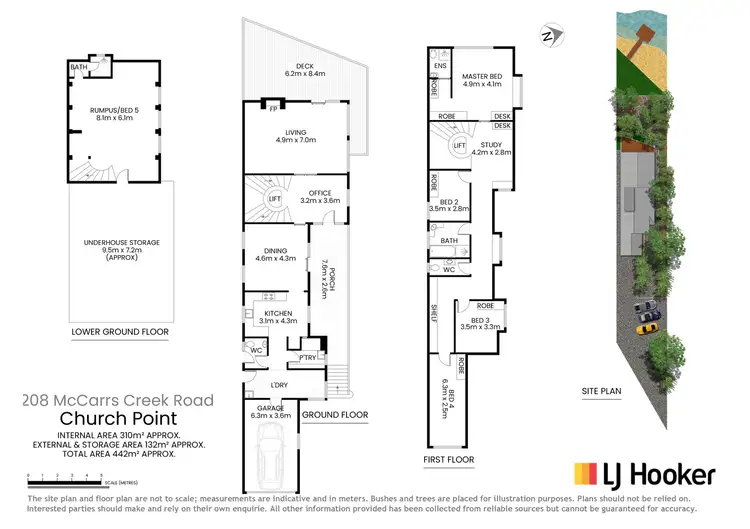 Floorplan of Homely house listing, 208 McCarrs Creek Road, Church Point NSW 2105