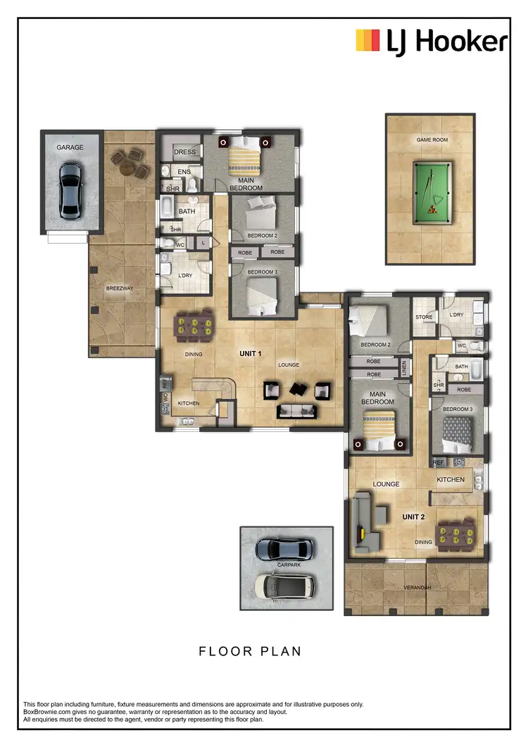 Floorplan of Homely semi-detached listing, 13 Renner Street, East Side NT 870