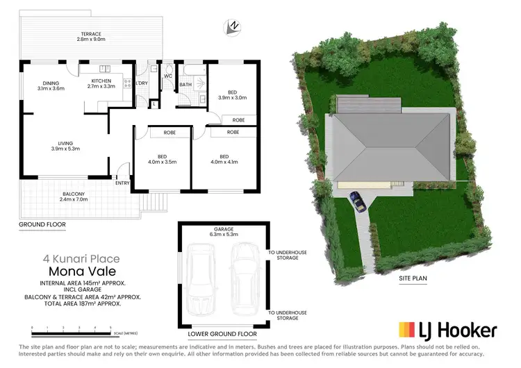 Floorplan of Homely house listing, 4 Kunari Place, Mona Vale NSW 2103