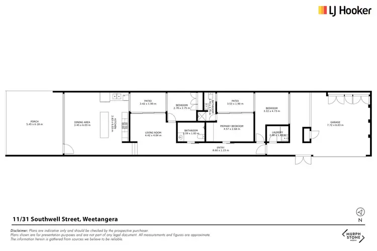 Floorplan of Homely townhouse listing, 11/31 Southwell Street, Weetangera ACT 2614