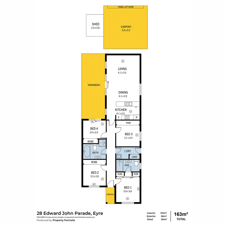 Floorplan of Homely house listing, 28 Edward John Parade, Eyre SA 5121