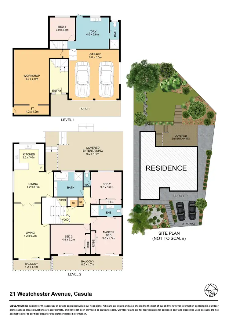 Floorplan of Homely house listing, 21 Westchester Ave, Casula NSW 2170