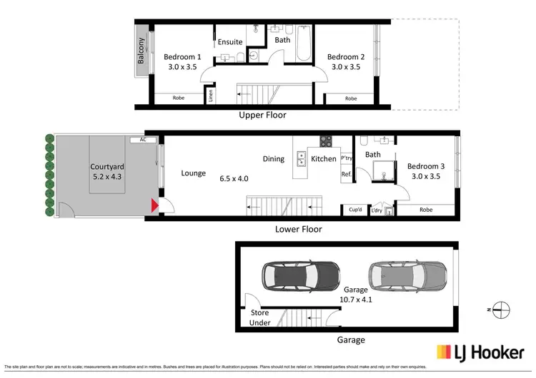 Floorplan of Homely townhouse listing, 8/40 Ancher Street, Taylor ACT 2913