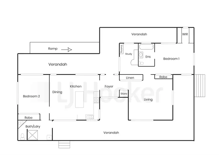 Floorplan of Homely rural property listing, 90 Springhill Road, Coopernook NSW 2426