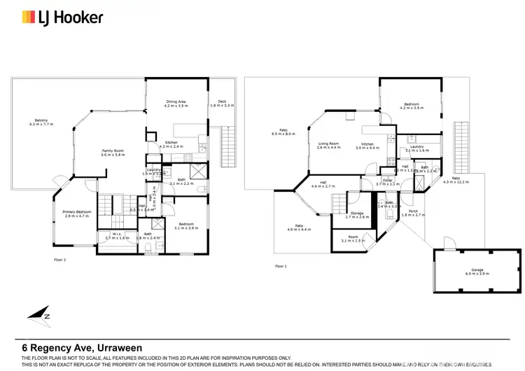 Floorplan of Homely house listing, 6 Regency Avenue, Urraween QLD 4655