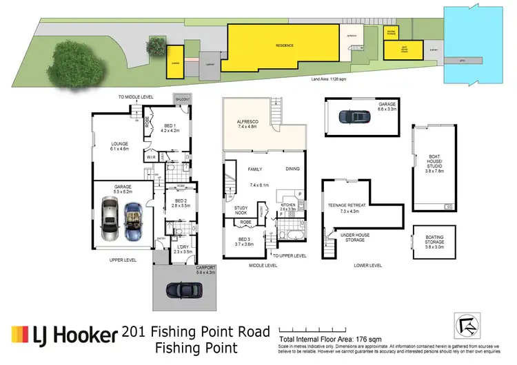 Floorplan of Homely house listing, 201 Fishing Point Road, Fishing Point NSW 2283