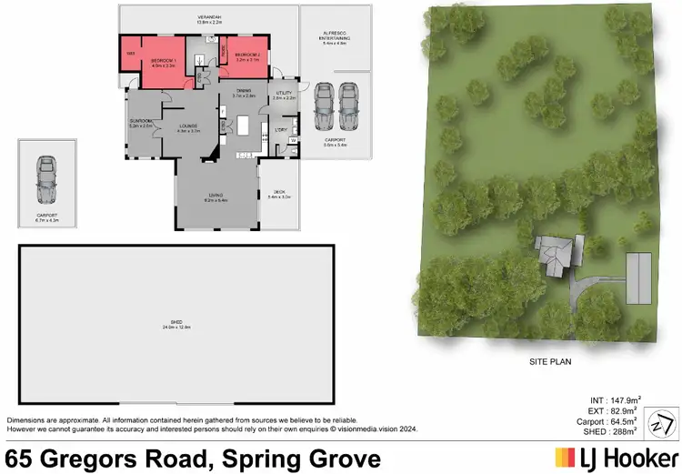 Floorplan of Homely house listing, 65 Gregors Road, Spring Grove NSW 2470