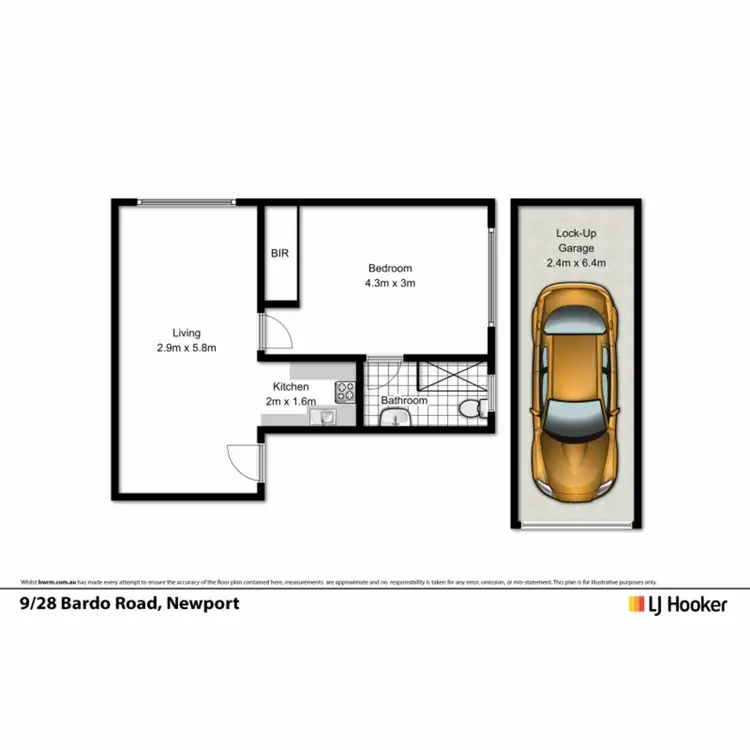 Floorplan of Homely apartment listing, 9/28 Bardo Road, Newport NSW 2106