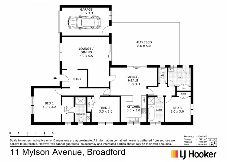 Floorplan of Homely house listing, 11 Mylson Avenue, Broadford VIC 3658