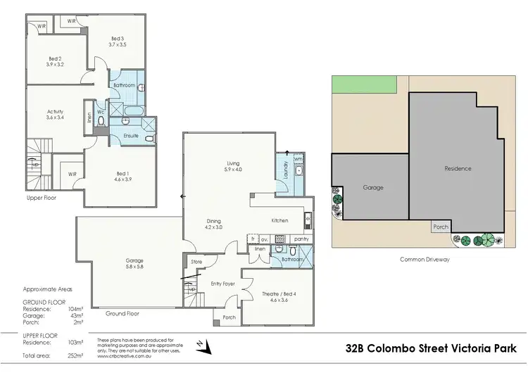 Floorplan of Homely house listing, 32B Colombo Street, Victoria Park WA 6100