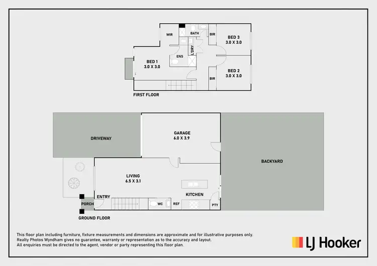 Floorplan of Homely townhouse listing, 5/16 Chevron Street, Tarneit VIC 3029