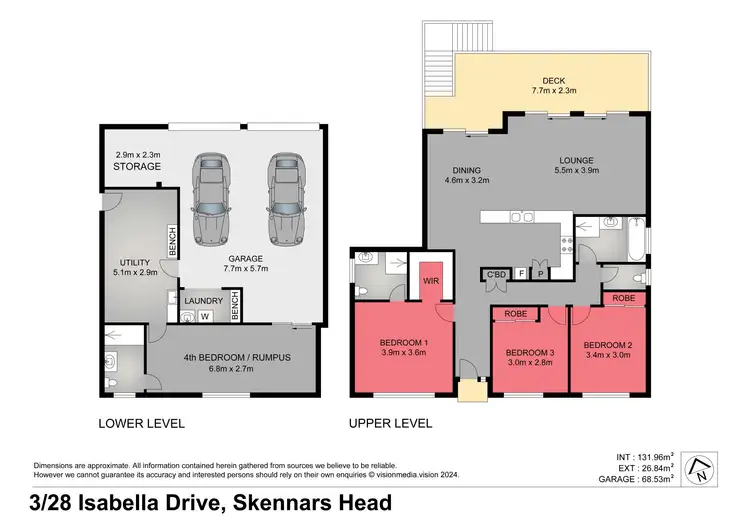 Floorplan of Homely townhouse listing, 3/28 Isabella Drive, Skennars Head NSW 2478
