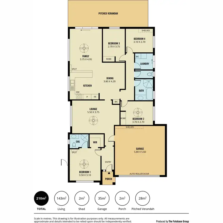 Floorplan of Homely house listing, 7 Richard Avenue, Pooraka SA 5095