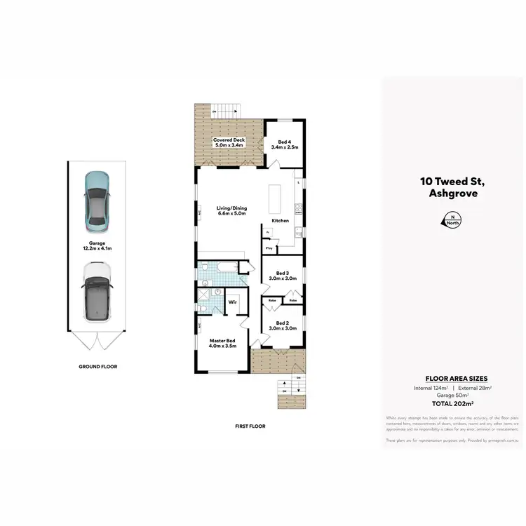 Floorplan of Homely house listing, 10 Tweed Street, Ashgrove QLD 4060