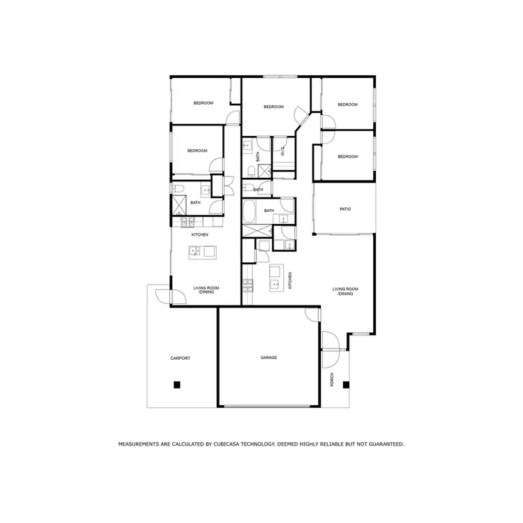 Floorplan of Homely semi-detached listing, 65 Ascot Crescent, Kallangur QLD 4503