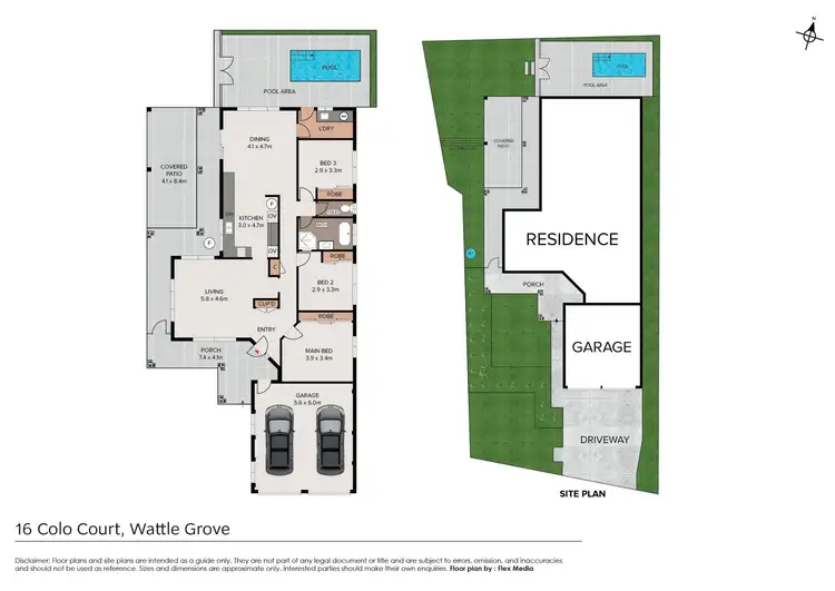 Floorplan of Homely house listing, 16 Colo Court, Wattle Grove NSW 2173