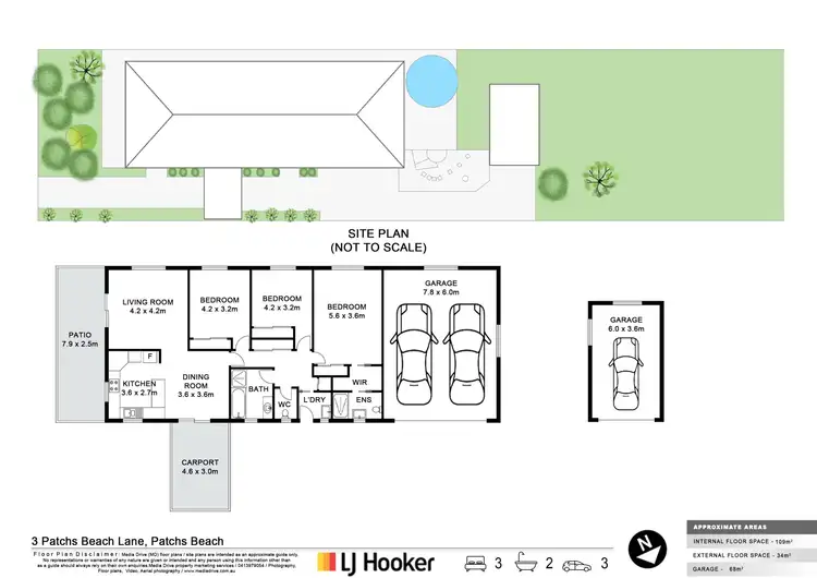 Floorplan of Homely house listing, 3 Patchs Beach Lane, Patchs Beach NSW 2478