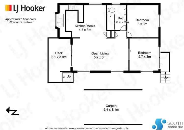 Floorplan of Homely house listing, 201/51 Beach Road, Batehaven NSW 2536