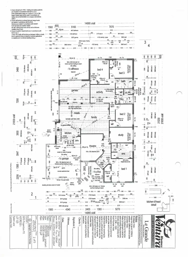 Floorplan of Homely house listing, 1 Salen Lane, Canning Vale WA 6155