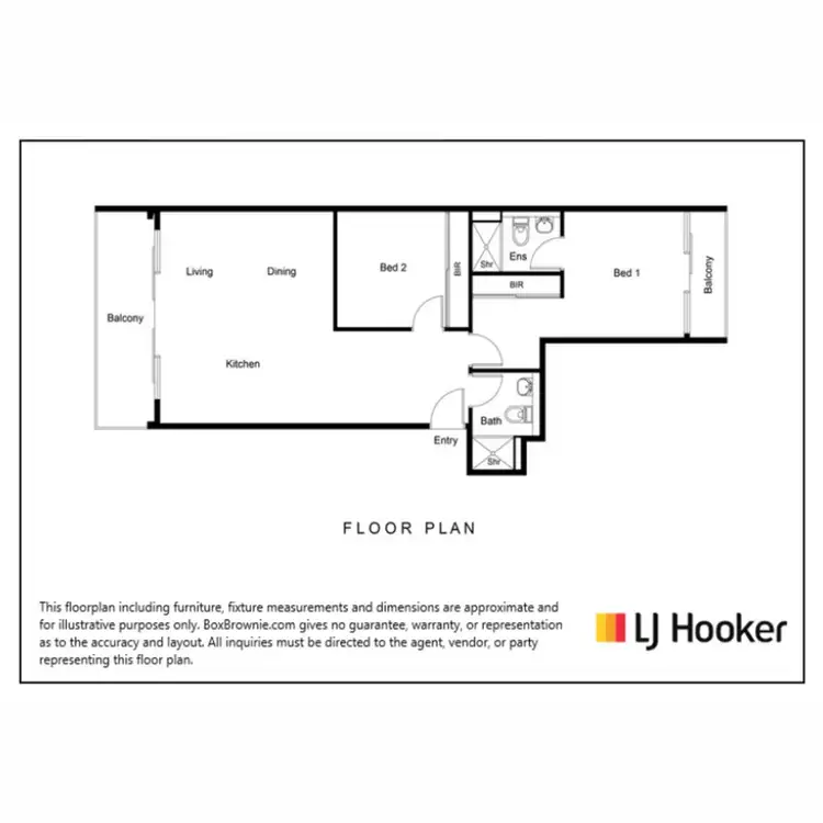 Floorplan of Homely apartment listing, 305/18 Tribeca Drive, Point Cook VIC 3030