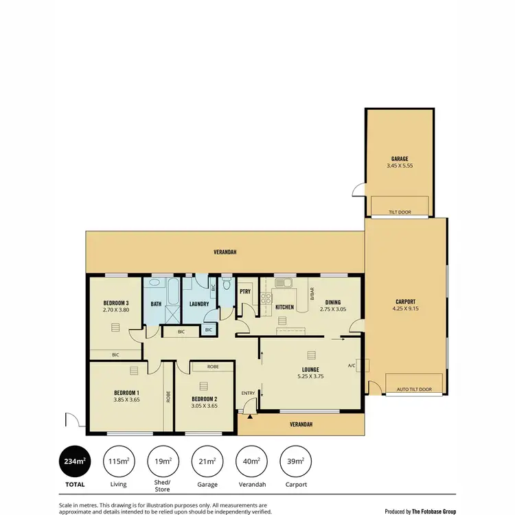 Floorplan of Homely house listing, 32 Lamorna Parade, Parafield Gardens SA 5107