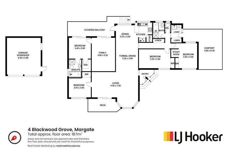 Floorplan of Homely house listing, 4 Blackwood Grove, Margate TAS 7054