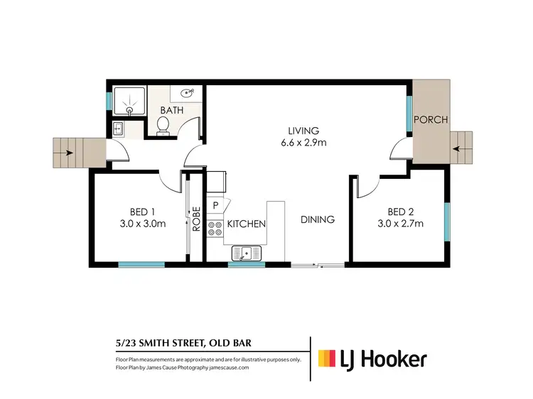 Floorplan of Homely unit listing, 5/23 Smith Street, Old Bar NSW 2430