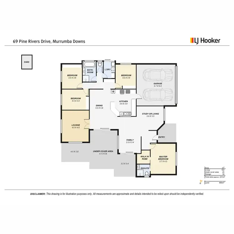 Floorplan of Homely house listing, 69 Pine River Drive, Murrumba Downs QLD 4503