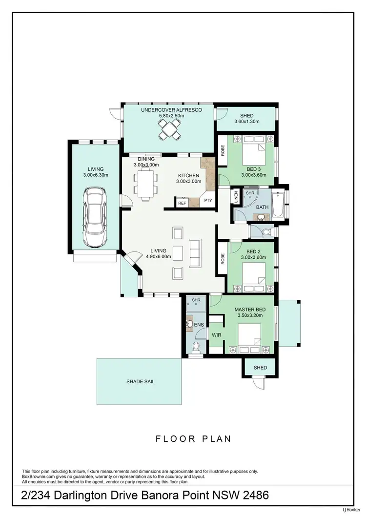Floorplan of Homely house listing, 2/234 Darlington Drive, Banora Point NSW 2486