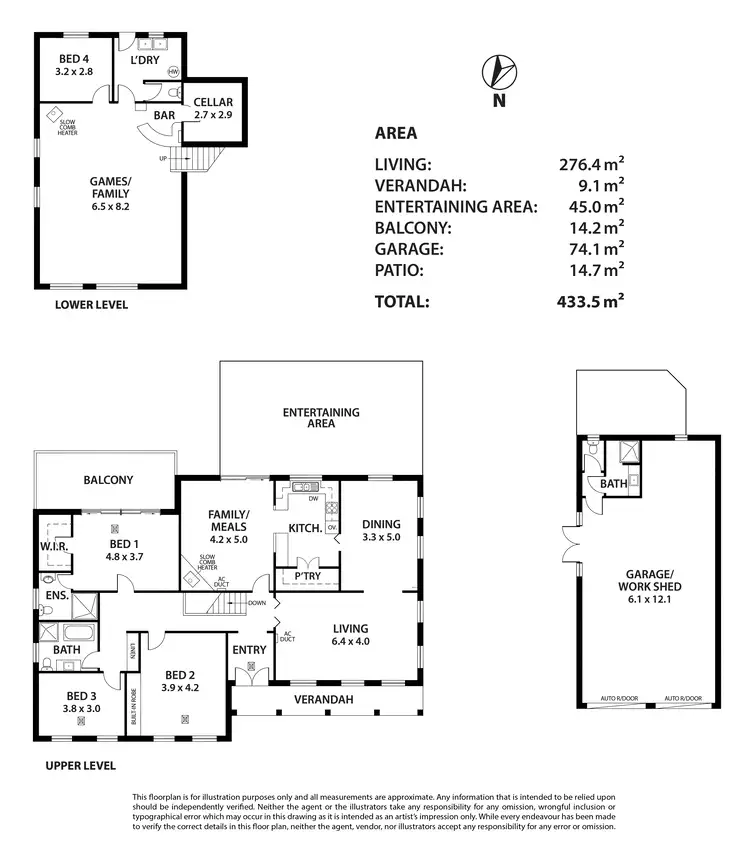 Floorplan of Homely house listing, 1 Bell Court, Mount Barker SA 5251