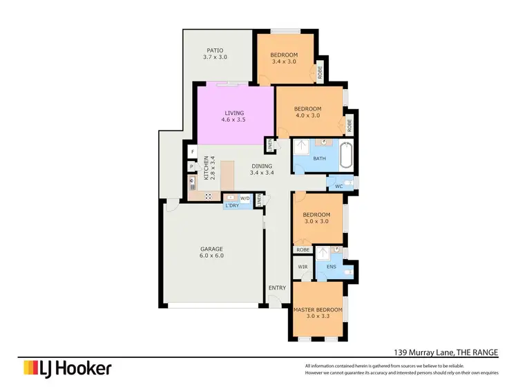 Floorplan of Homely house listing, 139 Murray Lane, The Range QLD 4700