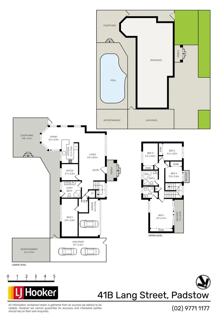 Floorplan of Homely house listing, 41B Lang Street, Padstow NSW 2211