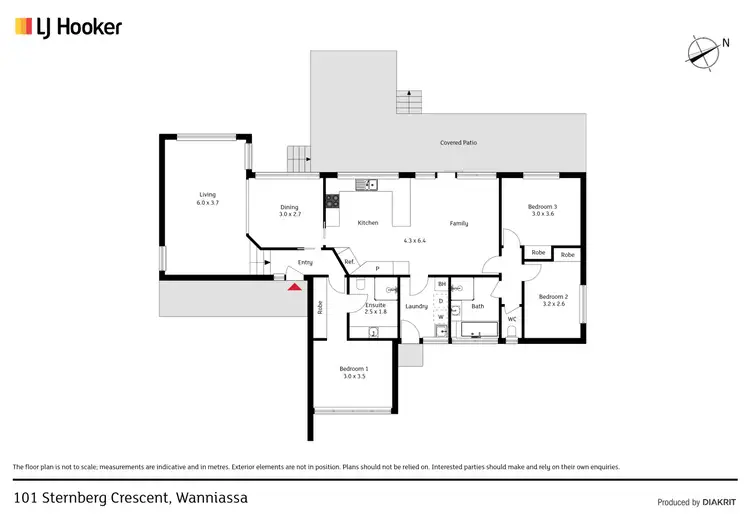 Floorplan of Homely house listing, 101 Sternberg Crescent, Wanniassa ACT 2903
