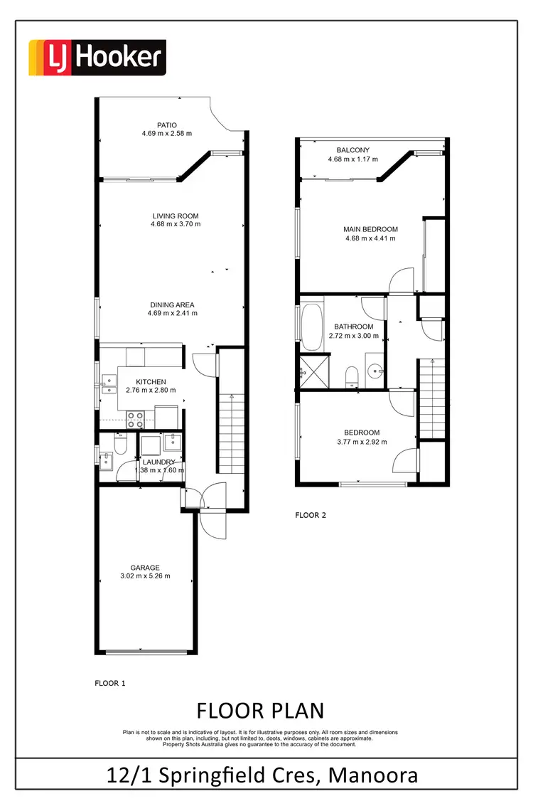 Floorplan of Homely unit listing, 12/1 Springfield Crescent, Manoora QLD 4870