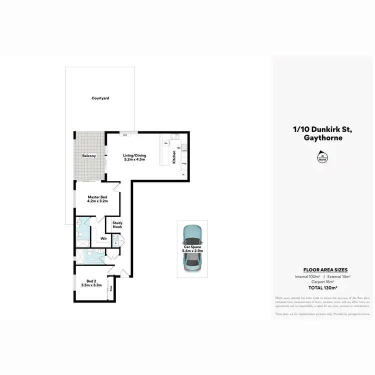 Floorplan of Homely apartment listing, 1/10 Dunkirk Street, Gaythorne QLD 4051