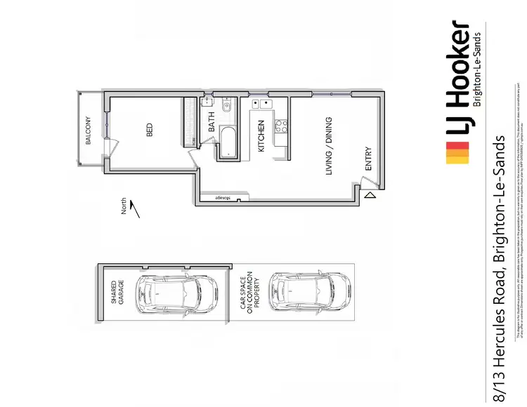 Floorplan of Homely unit listing, 8/13 Hercules Road, Brighton-Le-Sands NSW 2216