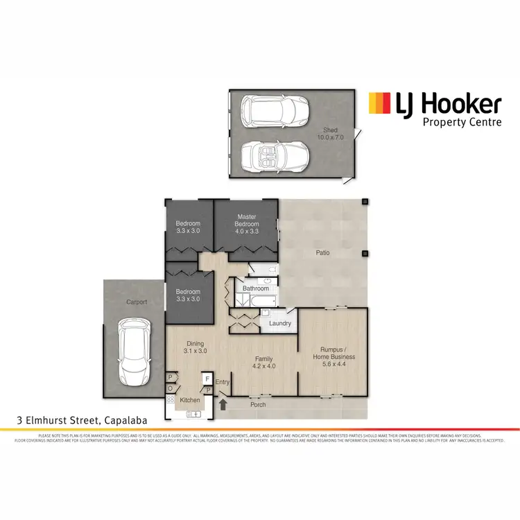 Floorplan of Homely house listing, 3 Elmhurst Street, Capalaba QLD 4157