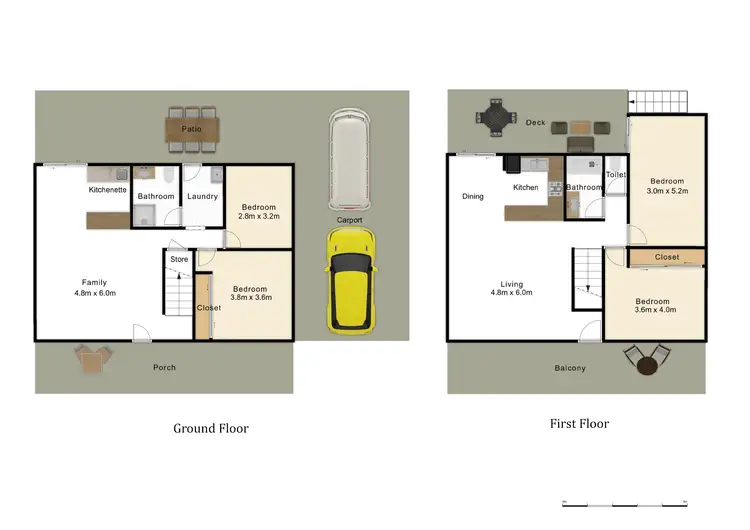 Floorplan of Homely house listing, 3 Paradise Parade, Bongaree QLD 4507