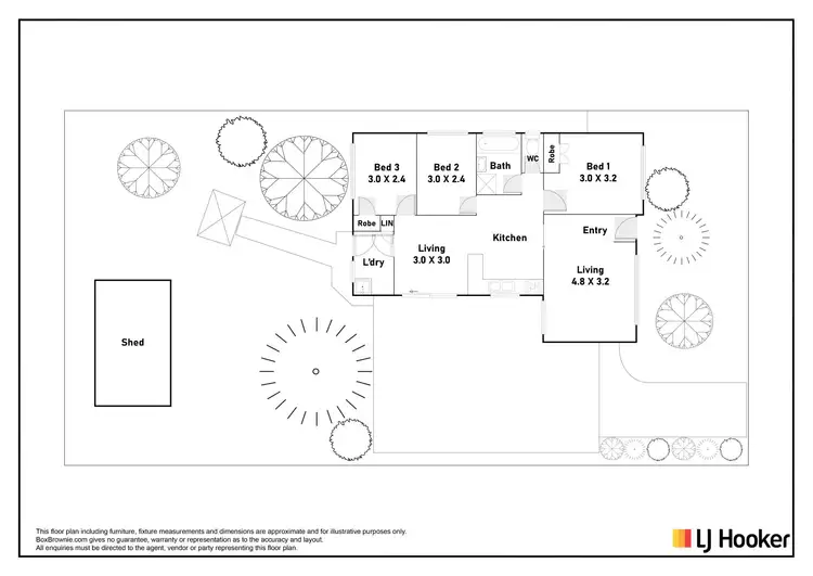 Floorplan of Homely house listing, 77 Shane Avenue, Seabrook VIC 3028